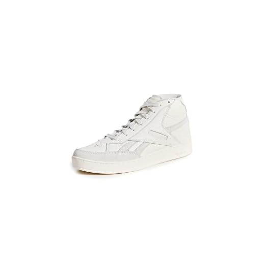 Reebok Unisex Club C Form High Top Sneaker, Chalk/Chalk/Alabaster, 6.5 US Men