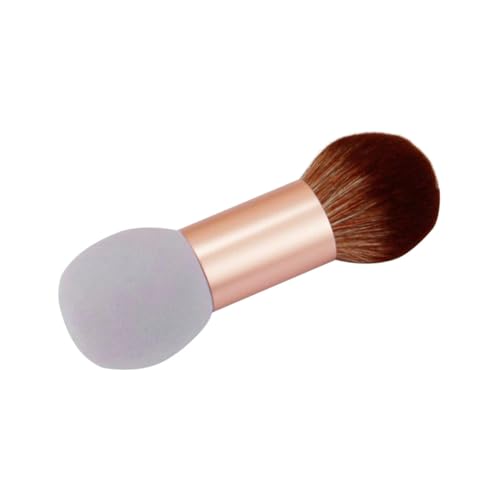minkissy Double-head Makeup Brush Set Brush Sponge Applicator for Blush Eyeshadow Foundation