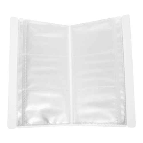 WEKADRIN Álbum de Almacenamiento para Tarjetas y Entradas Protector Transparente de Policarbonato Organizador para Postales Tickets de Conciertos Vocales y Billetes de Avión Multipropósito