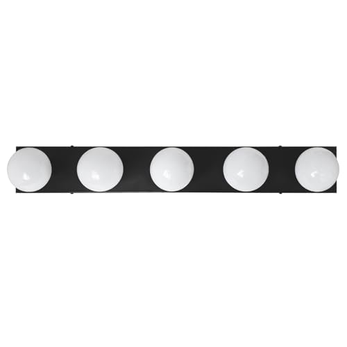 Design House Vanity Lights, 5 Linear Lights, Dimmable, Horizontal or