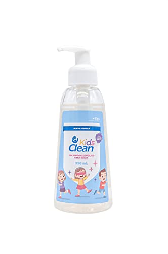 SiempreClean Kidsclean | Gel Hidroalcohólico Para Niños Dosificador 250 Ml | Suave Con Las Manos | Más Del 73% De Alcohol