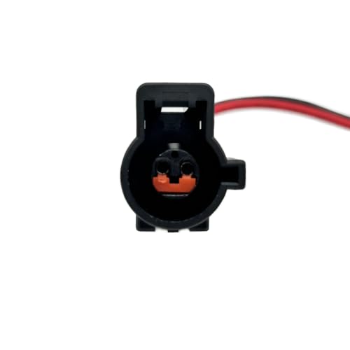 ABS Wheel Speed/Camshaft Position/Park Aid 2-Pin Connector Pigtail, OE 3U2Z-14S411-SVB 3U2Z-14S411-SVA F6DZ-14489-AL; Compatible with Ford F-150 Ranger Escape Taurus; Chevy Impala Cobalt HHR - Thumbnail 2