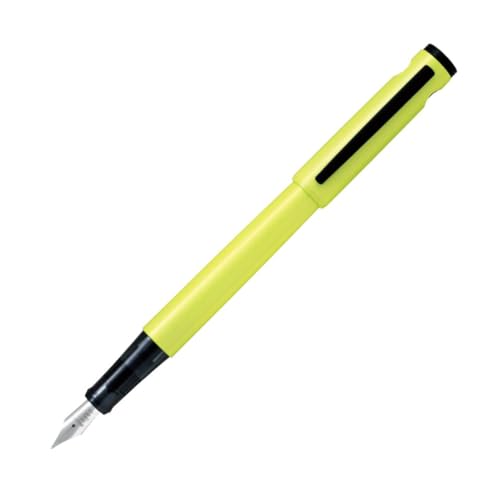 Stylo plume Pilot LIGHTIVE pointe moyenne M ecriture fluide corps leger jaune