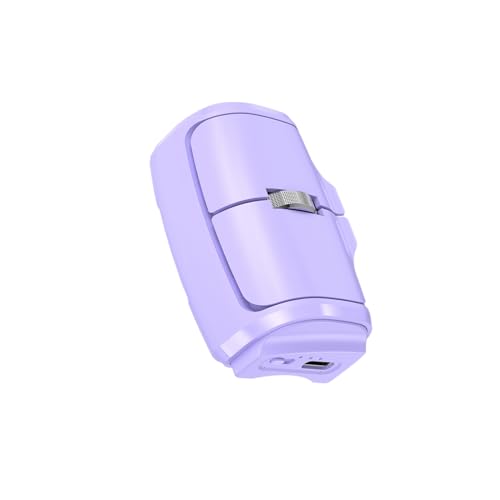 Ratón de dedo de modo dual ciciglow inalámbrico portátil para iOS y Mac morado