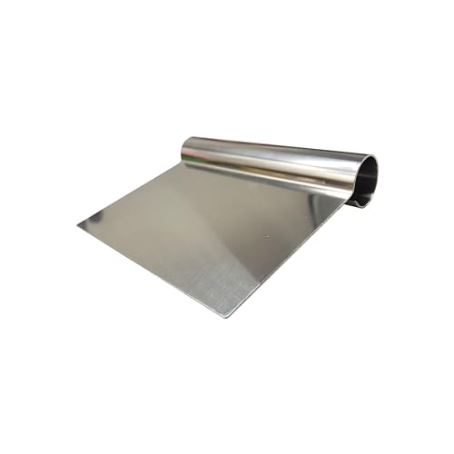 ZENZERO® - TAGLIA PASTA - Raschietto/Tagliaimpasto multiuso - in ACCIAIO INOX - misure 13,5x10,5cm - Pezzi 1