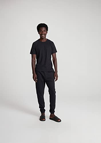 Calca Masc Jogger Masculino, Preto Escuro, G