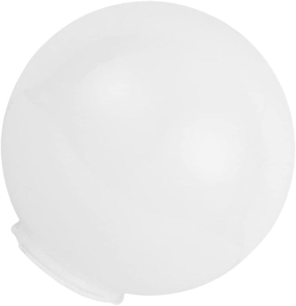 Healeved Lamp Shades White Acrylic Globe Lamp Shade Round Lamp Post