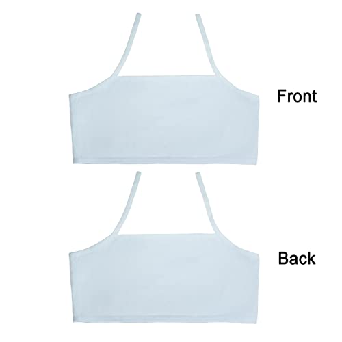 10 Pack Girls Cotton Cropped Cami Stretch Training Bra Crop Cami For Girls Multicolor #TOP4