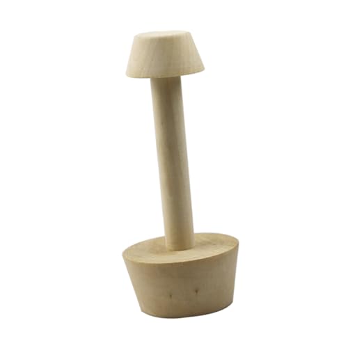 OUNONA Tamponio de tarta de huevo Herramientas de cocina manipulación de cáscara de madera Molde de tarta de huevo tampones de madera para tartas tarta de manipulación moho arbol de loto