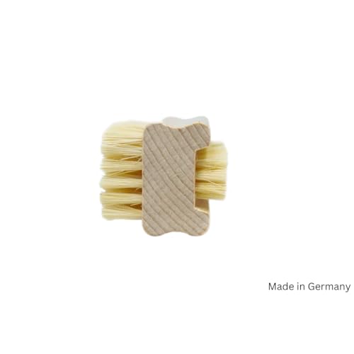 Nagelbürste 3x Stk.,aus Holz und Natur-Borsten, Reinigung von Händen und Fingernägeln.