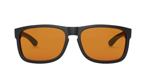 Image of Gaming Glasses | Blue Light Blocking Glasses | Intercept /Onyx by Gunnar | 98% Blue Light Protection, 100% UV Light, Anti-Reflective To Protect & Reduce Eye Strain & Dryness
