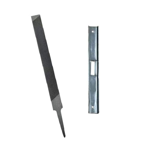 Herramientas de afilado de motosierra, medidor de profundidad universal y lima plana, kit de afilador de motosierra de metal para motosierra general