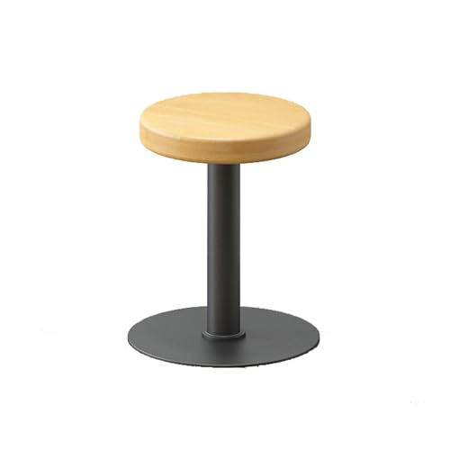 Sillas de Comedor, Sillas Cocina, Modernos y Sencillos, Bordes Lisos, con Almohadilla de Esponja en la Parte Inferior, Adecuados para Cocina, Bistró, Comedor(Black,55cm)
