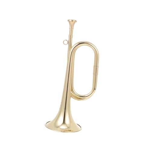 Trompette militaire laiton débutant BESPORTBLE clairon musique or pour apprentissage et bureau
