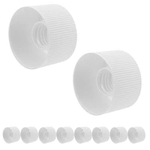 Bouchon de dentifrice en plastique Healvian blanc pour hygiène quotidienne (100 pièces)