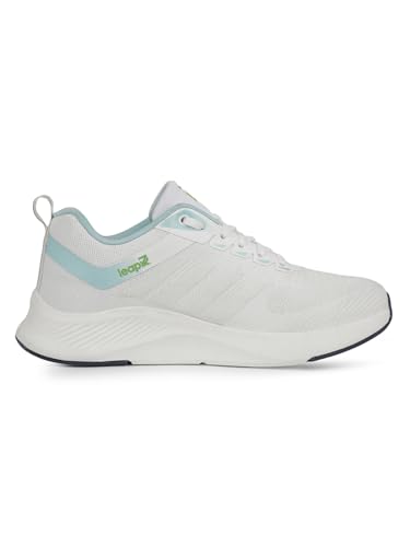 Image of Liberty Leap7x ROBIN-2E Men Sports Running Shoes - White | Comfortable and Durable Lace-Up Closure - Suitable for Lacing Walking, Gym, Jogging and Outdoor Shoes for Man