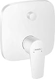 hansgrohe Talis E Miscelatore monocomando vasca ad incasso con valvola antiriflusso in accordo con la norma EN1717, bianco opaco, 71474700