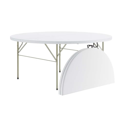 Zedfire 72' Commercial-Grade Round White Plastic...