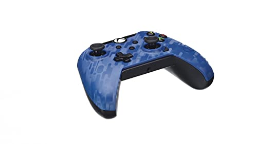 PDP Gaming Wired Controller: Revenant Blue - Xbox Series X|S, Xbox One, Xbox, Windows 10, 049-012-NA