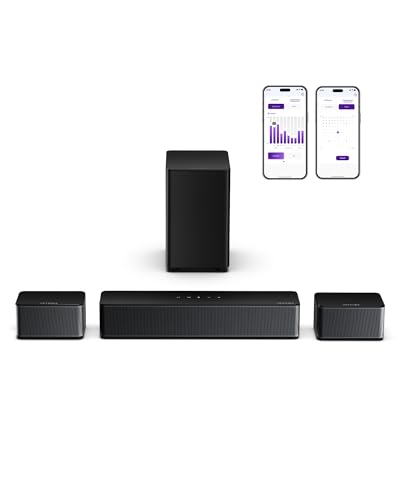 ULTIMEA 5.1 Surround Sound System for TV, Virtual Surround Sound Bar for Smart TV, APP Control, Home...