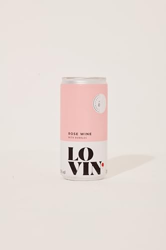 Lovin Vinho Rosé Frisante Em Lata ’ Wine 269 Ml (4 Unidades)