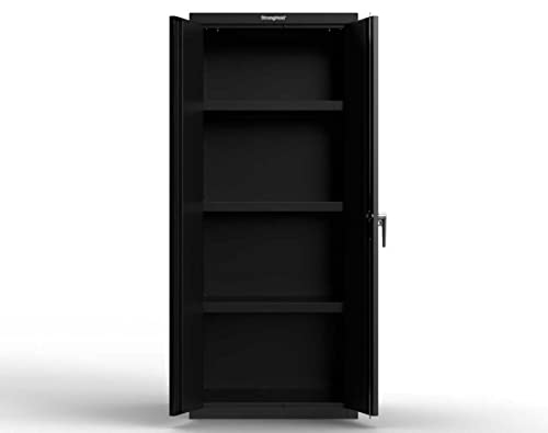 Strong Hold - Heavy-Duty 18 Ga Cabinet With 3 Shelves - 30 In. W X 24 In. D X 72 In. H #TOP7