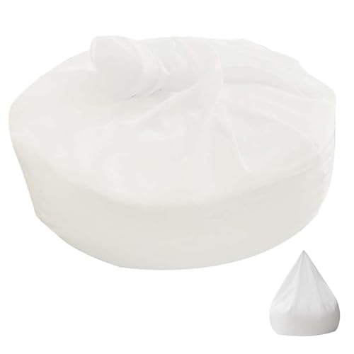STOBAZA Funda Interior para Sofá Perezoso de Tela Color Claro 80x90 Cm, Cubierta de Malla sin Relleno, Reemplazo para Funda de Bolsa de Puff, Protección Antidesgaste para Muebles de Sala