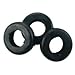 The Best Connection 4402-1H 0.38 in. Mounting Hole Black Vinyl Grommet - 13 Piece