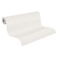 Carta Da Parati A Righe New Elegance - Tessuto Non Tessuto, 10.05m X 0.53m, Beige Crema, Made In Germany - Foto 6