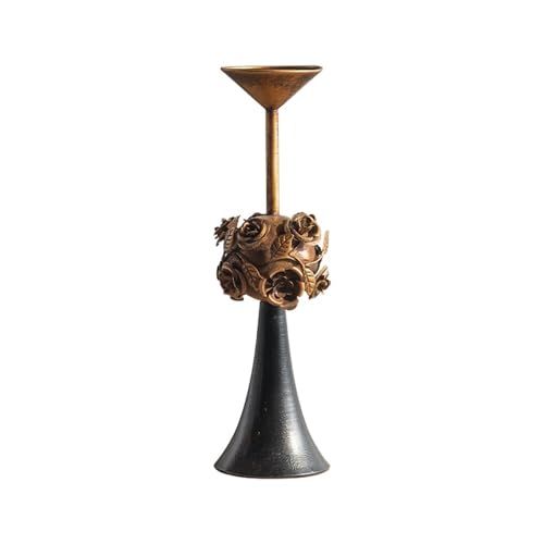 Bougeoirs vintage de table grand modèle pour église et mariage chic