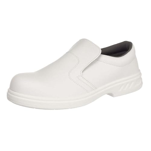 Chaussure de sécurité homme Portwest FW81 mocassin blanc de cuisine