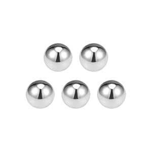 sourcing map 14mm Bearing Balls 304 Stainless Steel G100 Precision Balls 10pcs