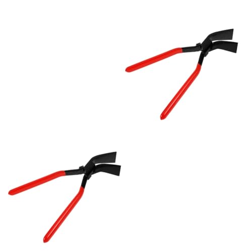 ZXZUCVE 2pcs Sheet Crimping Pliers Bender Tools Manual Metal Bender Tool Metal Bending Pliers Metal Roofing Seaming Pliers Bill Pliers Tool Standing Seam Roofing Tools Metal Hand Tools