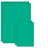 Lot de 4 Plaque Linogravure, Vert Plaque Caoutchouc Souple à Graver, Feuilles de Lino pou...