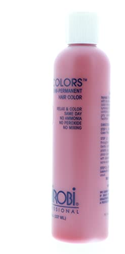 Tru-Colors Semi-Permanent Hair Color #5 Jet Red 8 oz miniatura 3
