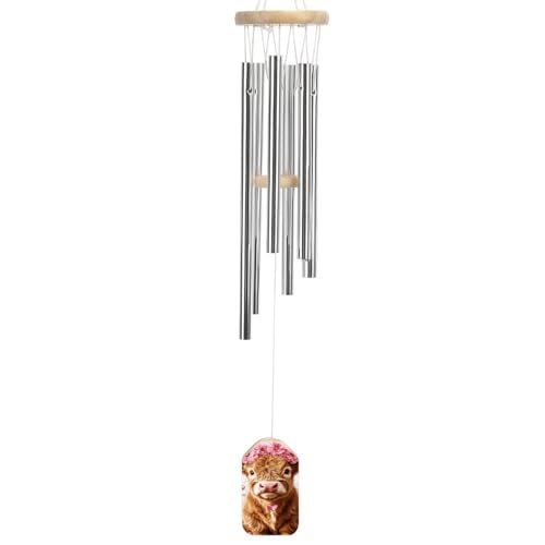 Carillon à vent en métal profond de 52,1 cm de haute qualité - 8