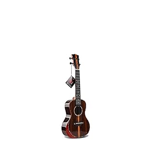 QWEQWE Ukulélé Black Keakmon Wood Ukulele 21 Pouces Main Lumineuse (Color : Bright, Size : 21 inches) - Les Beatles, Paul McCartney, John Lennon, RIngo Starr, George Harrison