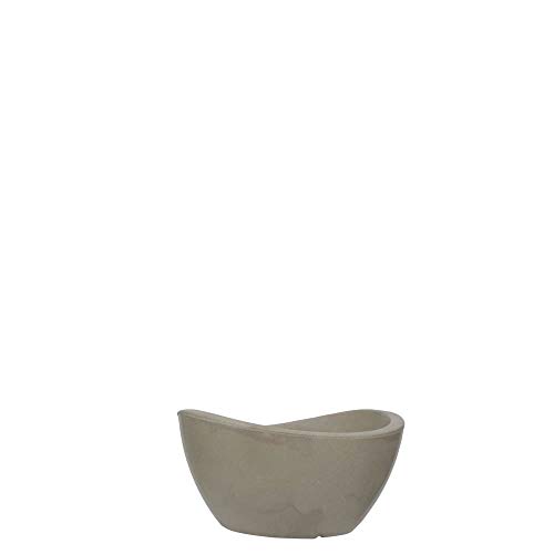 Vaso Copacabana Bowl 30 X 16 Cm Camurça Vasart Copacabana Camurça 30x16cm
