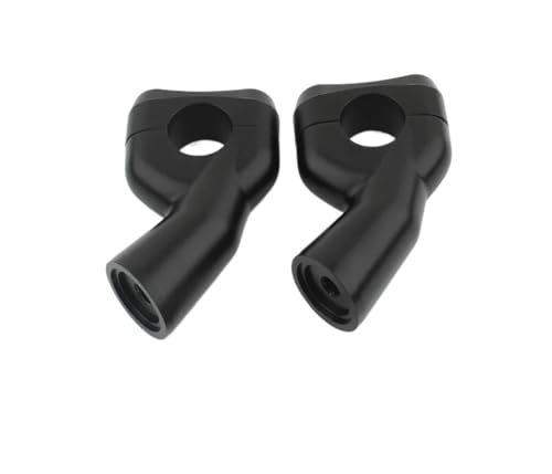 Motorrad Lenkererhöhung Lenker Bar Riser Schellen Adapter Lift 30mm Für Triumph Bobber Schwarz Für Bonneville T100 T120 Aluminium Zubehör Moto