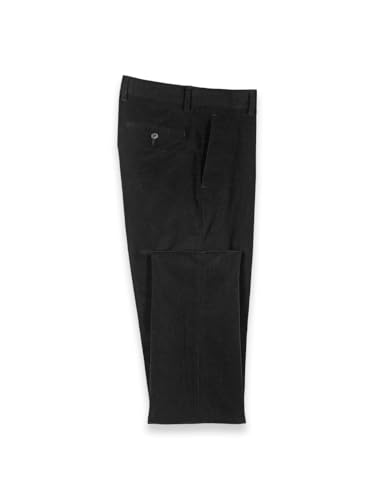 Paul Fredrick Men's Cotton Stretch Corduroy Flat Front Pants