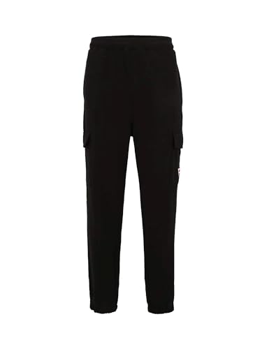 Pantalon de sport noir Fila FAM0765, idéal pour vos séances de fitness en salle ou le running
