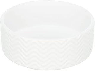 Karmnik ceramiczny. 0,4 l/ø 13 cm. Biały