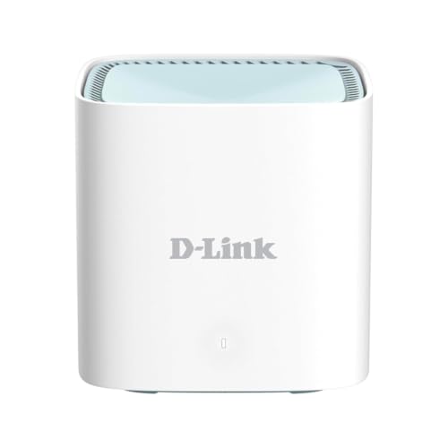 Image of M15 Eagle Pro AI AX1500 Mesh Wi-Fi 6 System, Dual Band, 2-Pack, up to 1500 Mbps, Covers 4000 Sq. Ft., Full Gigabit Ports, WPA3 Security, Compatible with D-Link