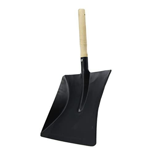 OFFSCH Metal Coal Bank Sturdy Camping Shovel Multi-Purpose Garden Tool Square Scoop Small Iron Shovel Outdoor for BBQ Gardening Planting
