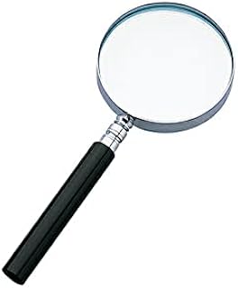 Shinwa Sokutei 75509 Loupe for Reading A-2 Plastic Handle, 2.5X, 2.6 inches (65 mm)