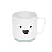 Lässig Tazza in Porcellana per Bambini per Bere, con Anello in Silicone Antiscivolo per la Tavola, Multicolore (Little Chums Dog)
