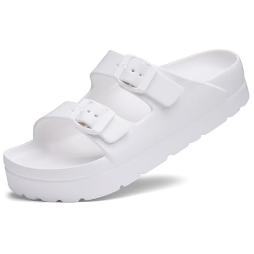 Goosecret Womens Comfortable Arch Support Walking Platform Sandals