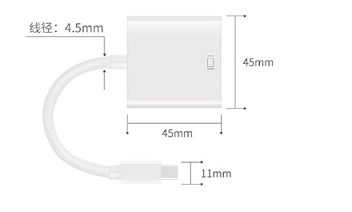 Mini DP to DVI Adapter Interface Display Converter, Suitable for Computer and Mobile Phone