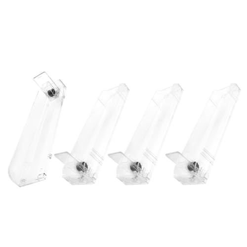 Dispensador de Cigarrillos Automático con Bandeja de Empuje de PC y Papel, Pack de 4 Unidades