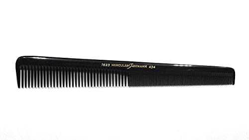 Hercules Sägemann 1623-434 Peigne de coupe professionnel en caoutchouc naturel avec 2 dents grossières et fines 17,8 cm Cover